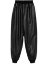 Frenckenberger Leather Trousers In Black