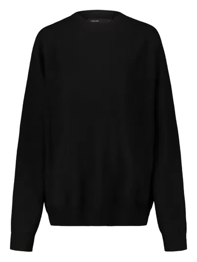 Frenckenberger Long-sleeve Sweater In Black