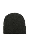 Frenckenberger Mélange-effect Beanie In Green