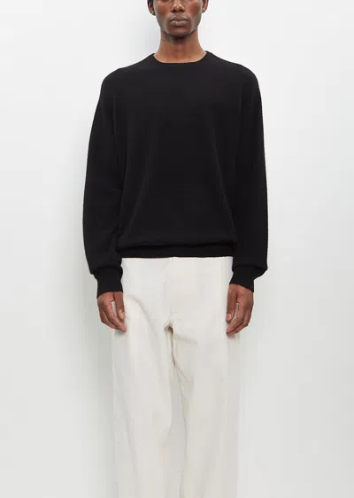 Frenckenberger Men Bf R Neck Sweater In Black