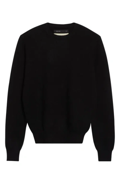 Frenckenberger Mini Cashmere Crewneck Sweater In Black