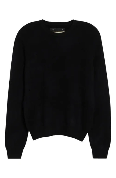 Frenckenberger Mini Cashmere Crewneck Sweater In Black
