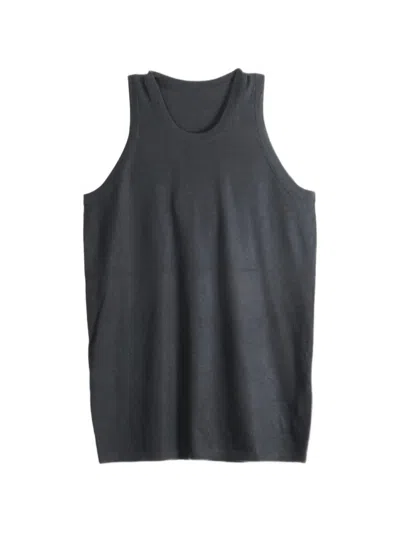 Frenckenberger Racer-back Tank Top In Gray
