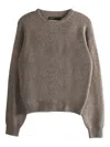 Frenckenberger Raglan-sleeve Sweater In Gray