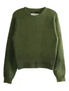 Frenckenberger Raglan-sleeve Sweater In Green
