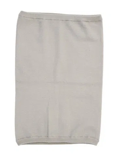 Pre-owned Frenckenberger Scarf In Gray