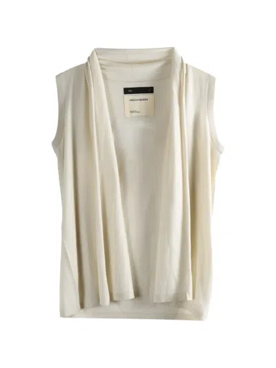 Frenckenberger Shawl-neck T-shirt In Neutral