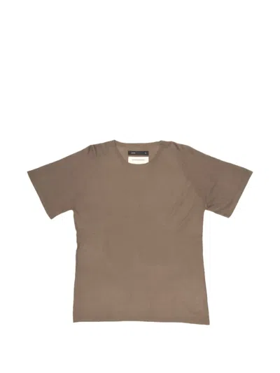 Frenckenberger Short-sleeve Cashmere T-shirt In Brown