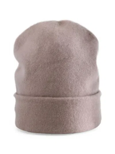 Frenckenberger Turn-up Cuff Beanie Hat In Pink