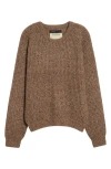 Frenckenberger Waffle Stitch Cashmere & Silk Sweater In Brown