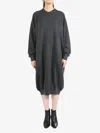 Frenckenberger Cashmere Balloon Dress In Faded Black