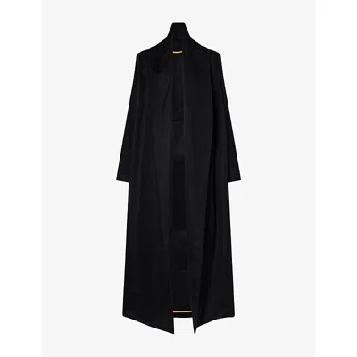 Frenckenberger Womens Fren Suit Coat Shoul Pads Black