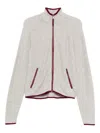 Frenckenberger Zip-up Bomber Jacket In Gray