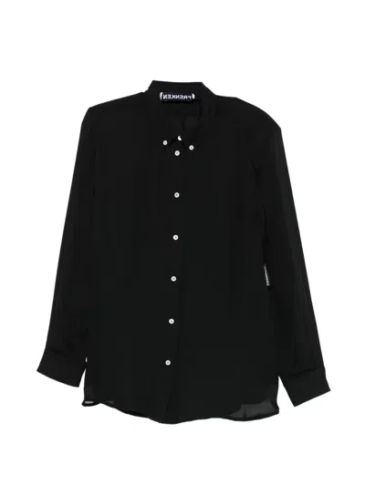 Frenken Button-down Shirt In Black