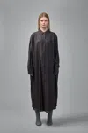 Frenken Ocean Silk Habotai Dress In Brown
