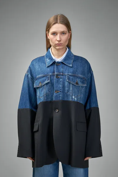 Frenken Slice Denim Blazer