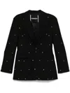 Frenken Swarovski-crystal Blazer In Black