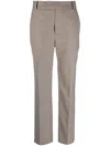 Frenken Tailored Check-print Trousers In Neutrals