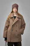 Frenken Water Men's Peacoat In Brown
