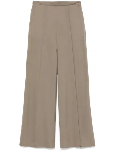 Frenken Wide-leg Trousers In Neutrals