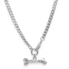 Frenvyrn Men's Mars Dog Bone Necklace, Sterling Silver In Silver