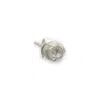 Frenvyrn Men's Ren Yarn Stud Single Earring, Sterling Silver In Silver
