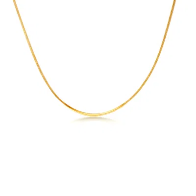 Freqnc Atelier Women's Gold Argento Snake Chain Necklace