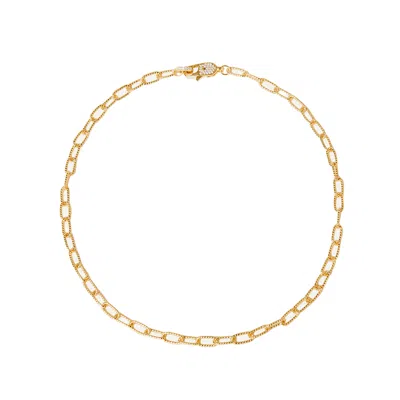 Freqnc Atelier Women's Gold Baddie Buckle Necklace