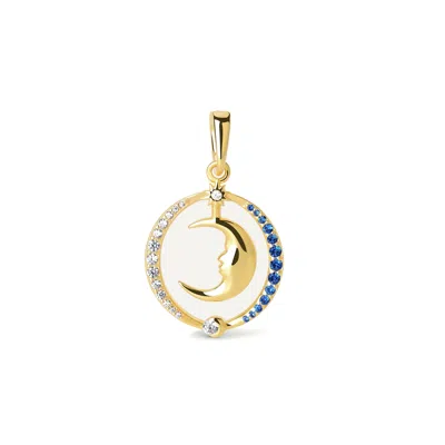 Freqnc Atelier Women's Gold Moon Charm