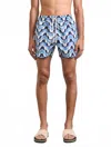 Frescobal Carioca Sport Deserto Print Swim Shorts In Dusk & Denim Blue In Blue