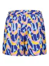 Frescobol Carioca Abstract-print Swim Shorts In Multi