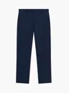 Frescobol Carioca Affonso Linen Trousers In Navy