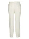 Frescobol Carioca Affonso Tailored Linen Trousers In White