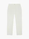 Frescobol Carioca Aldo Twill Trousers In Off-white