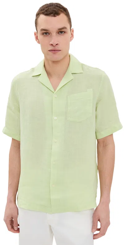 Frescobol Carioca Angelo Gd Linen Shirt Pistachio