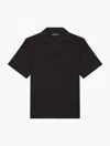 Frescobol Carioca Men's Angelo Linen Short-sleeve Camp Shirt In Black