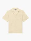 Frescobol Carioca Angelo Linen Shirt In Pale Olive