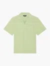 Frescobol Carioca Angelo Linen Shirt In Pistachio