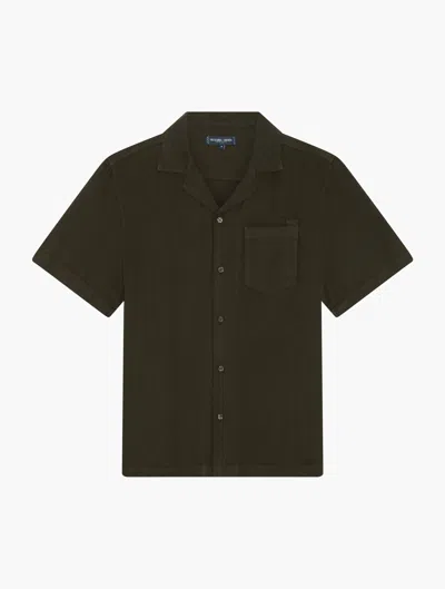 Frescobol Carioca Angelo Linen Shirt In Seawood