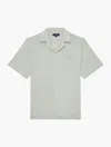 Frescobol Carioca Angelo Linen Shirt In Sky Light