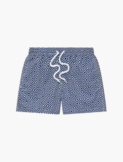 Frescobol Carioca Angra Sport Swim Shorts In Navy-blue