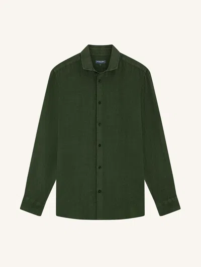 Frescobol Carioca Antonio Linen Shirt