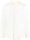 Frescobol Carioca Linen Long-sleeve Shirt In Neutrals