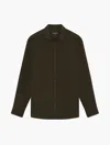 Frescobol Carioca Antonio Linen Shirt In Seawood