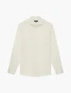 Frescobol Carioca Antonio Linen Shirt In Yellow Haze