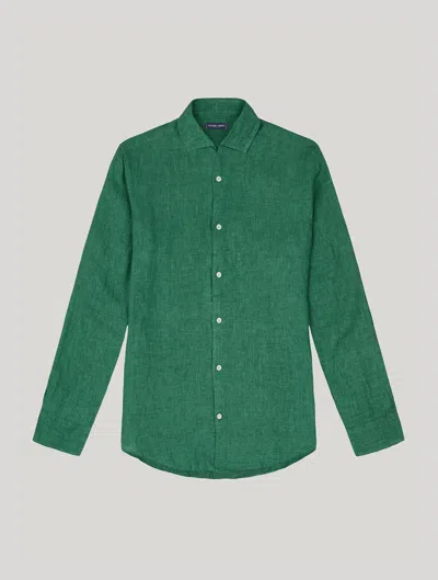 Frescobol Carioca Antonio Shirt In Brown