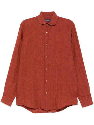 Frescobol Carioca Antonio Shirt In Red