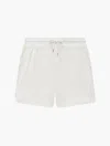 Frescobol Carioca Augusto Terry Cotton Shorts In Ivory
