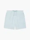 Frescobol Carioca Augusto Terry Cotton Shorts In Seafoam