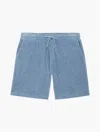 Frescobol Carioca Augusto Terry Cotton Shorts In Summer Night